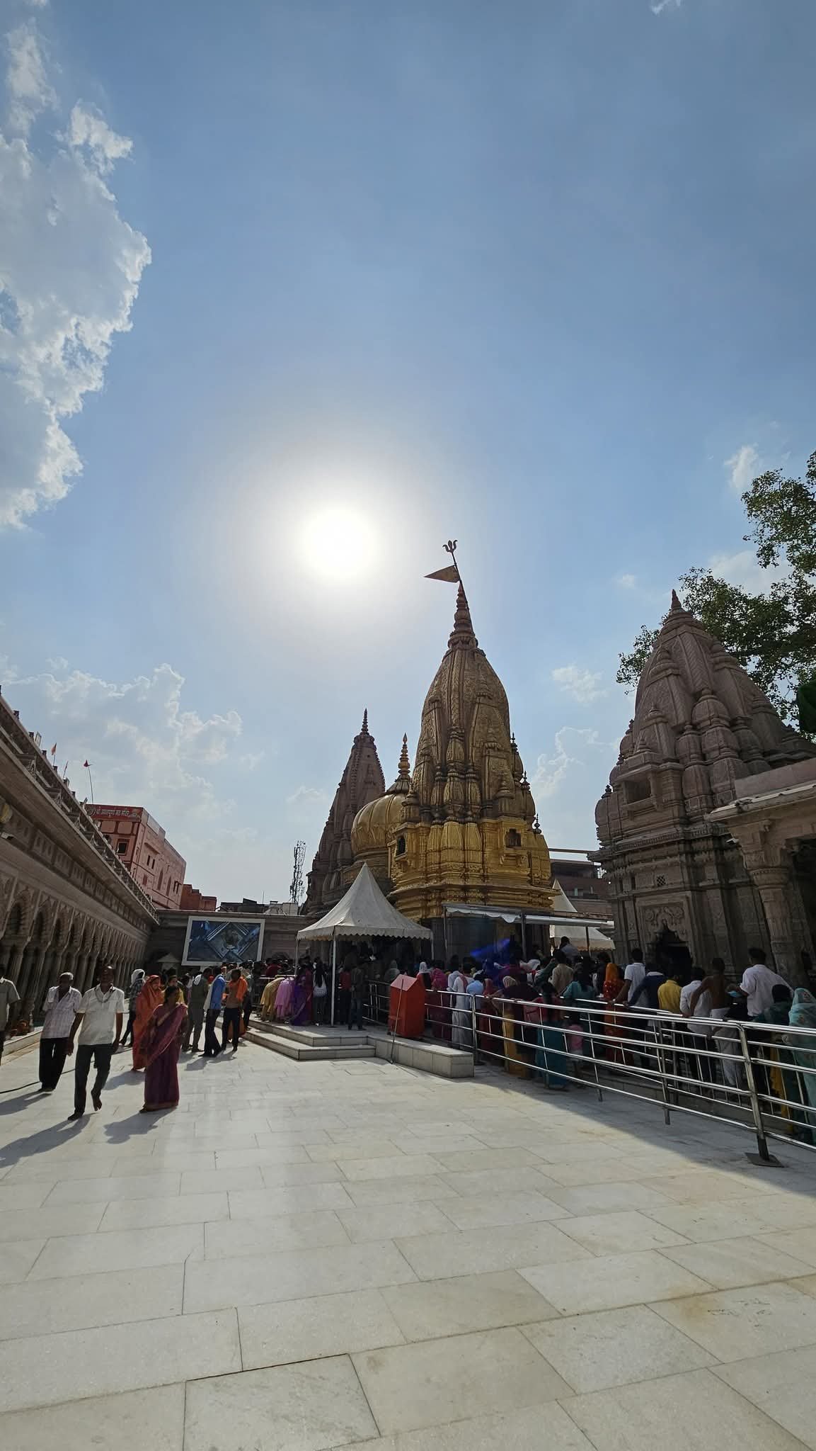 Kashi Vishwanath Temple and its sacred corridor in Varanasi